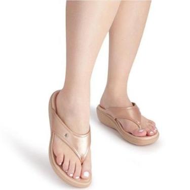 Imagem de Chinelo Dedos Piccadilly Anabela Conforto Plantar Anatômico-Feminino