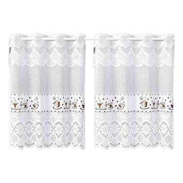 Imagem de Cortina Pia Bando Vitro Formosa Renda Cozinha 1,60x0,80x0,20