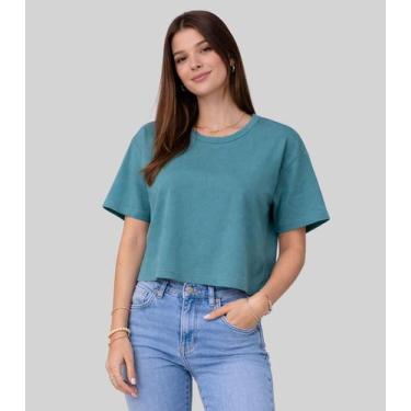 Imagem de Blusa Feminina Com Recorte Nas Costas Infinita Cor Verde, GG, Verde