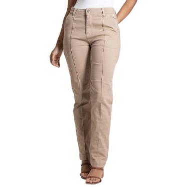 Imagem de Calça Sarja Sawary Reta - 282796 - areia chino 38, Bege, 38