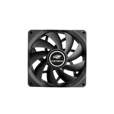Imagem de Cooler Fan F9-200BK 120mm C3Tech 4 Pinos Molex