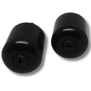 Imagem de Par peso de Guidão Cargo 160 -  CG 125/150/160 - Preto - CNC