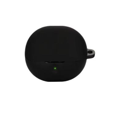 Imagem de Capa de silicone compativel com  melobuds pro / ht08 - GENERICA, PRETO