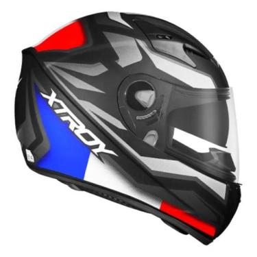 Imagem de Capacete Ebf X Troy Sv 218 Flag França Tamanho:58, 58