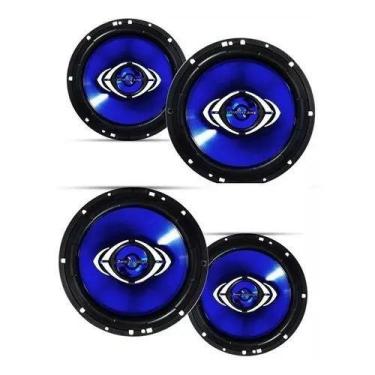Imagem de Kit 4 Alto Falante 6 Pol Cm6 Quadriaxial Hurricane 260w