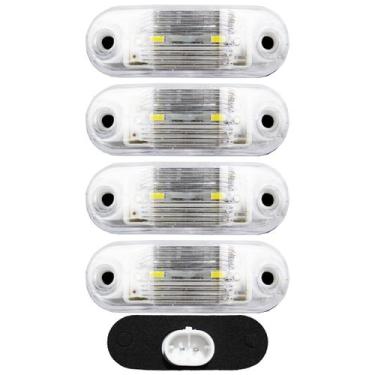 Imagem de 4 Lanterna Vigia Placa para Ônibus Caminhão 2 LED BIVOLT CR - Prime