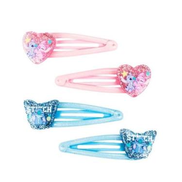 Imagem de Jogo 4 presilhas cabelo stitch - disney