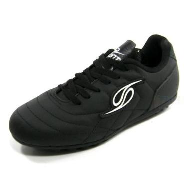 Imagem de Chuteira Society PRIME Couro preto - Dalponte, 37