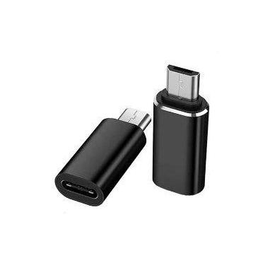 Imagem de Adaptador Conversor Micro Usb V8 Macho X Tipo C Femea - RPC