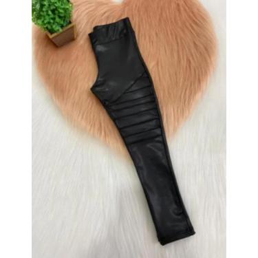 Imagem de Calça Infantil Mini Diva Tratorada Legging Meninas Estilosas - Império