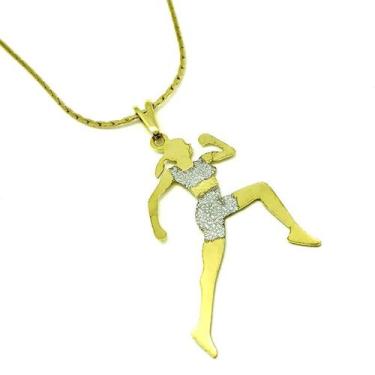 Imagem de Cordão E Pingente Esportes Olimpíadas Banho De Ouro 18k 3272 - Très Ch