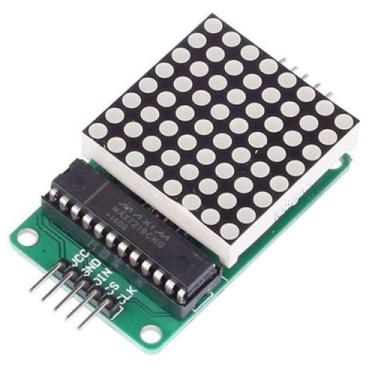 Imagem de Matriz de LEDs 8x8 com CI MAX 7219  Controle Total para Seus Projetos 