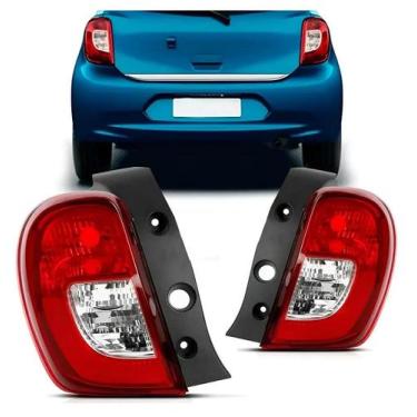 Imagem de Par Lanterna Traseira March 2014 2015 2016 2017 2018 19 2020 - bbs1906