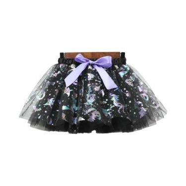 Imagem de Saia Tutu Fluffy Para Meninas, Saia De Tule De Princesa Para Crianças,