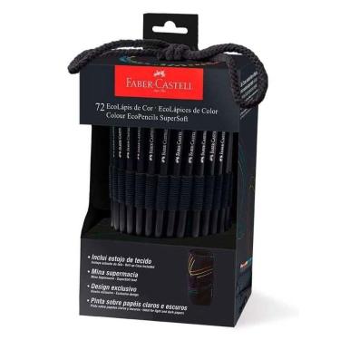 Imagem de Lápis de Cor Ecolápis Supersoft 120772 72 Cores - Faber Castell