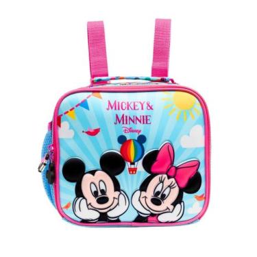 Imagem de Lancheira Escolar Térmica Minnie e Mickey Original Disney - Xeryus