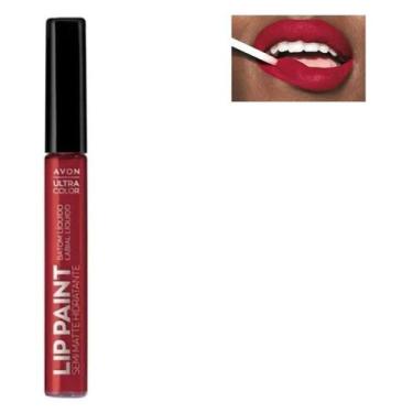 Imagem de Batom Líquido Lip Paint Avon Framboesa Intenso