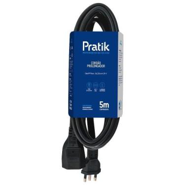 Imagem de Extensão Pratik Prolongador Cabo PP Plano 3 x 2,50 x 5,0m 20A/220V Pre