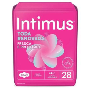 Imagem de Absorvente Intimus Toda Renovada Suave Com Abas 28 unidades