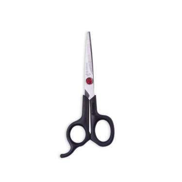 Imagem de Tesoura de Cabelo Mundial Aço Inox Fio Laser Ponto Vermelho 5 Polegadas