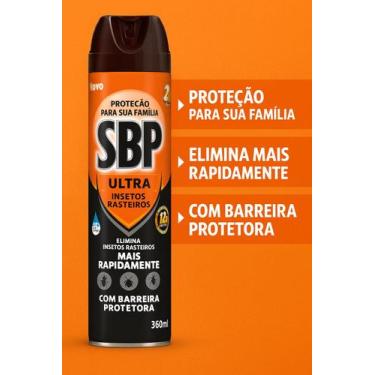 Imagem de Inseticida SBP Aerossol Ultra 360ml insetos rasteiros