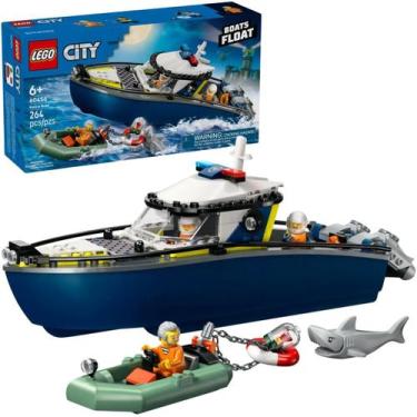 Imagem de Lego City Perseguição com Barco da Polícia - Lego