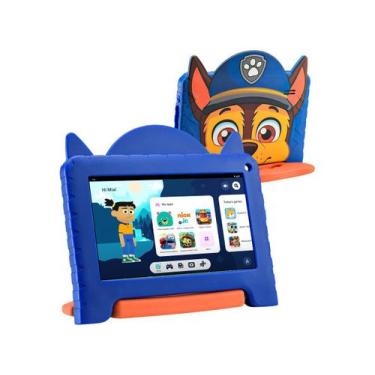 Imagem de Tablet Multi Patrulha Canina Chase com Controle Parental 7 pol 4GB RAM