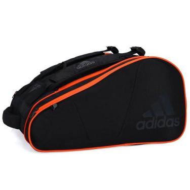 Imagem de Raqueteira Adidas Protour Para Padel e Beach X11 Preta e Laranja - Mor