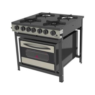 Imagem de Fogão Industrial Gourmet PRGE-402F c/ forno Inox - Progas** - Progás