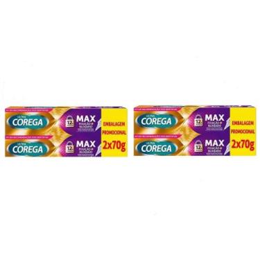 Imagem de Kit Corega Ultra Creme 4x 70g
