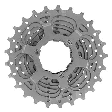 Imagem de Roda livre de bicicleta, roda dentada de cassete de bicicleta 25T níquel cromo aço pouco ruído para bicicleta de estrada