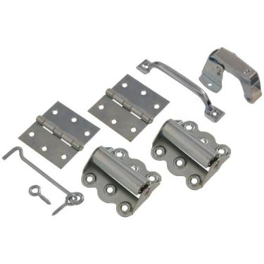 Imagem de The Hillman Group 853128 Conjunto de porta para tempestade e tela - 7 peças - 1 unidade banhado a zinco