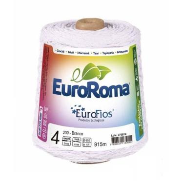 Imagem de Barbante EuroRoma Colorido N 6 - Cor: 200 Branco