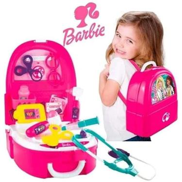 Imagem de F00629 Barbie Doutora Medica Mochila C Acessorios