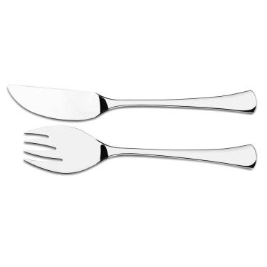 Imagem de Talheres Trinchantes para Peixe Oriente Brilho Tramontina em Aço Inox Tramontina