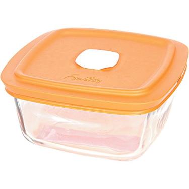 Imagem de Conjunto de Tigelas Facilita 300 ml com Tampa - 4 Peças em Vidro - Marinex - 11,5x5,5 cm