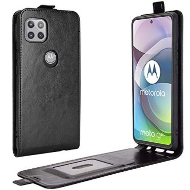 Imagem de YUNCHAO Caixa de telefone Para Motorola Moto G 5G R64 Texture Single Vertical Flip Capa protetora de couro com slots para cartões e moldura para fotos capa para celular