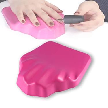 Imagem de Almofada De Descanso De Mão, Almofada De Unha Almofada De Descanso De Mão Almofada De Braço De Unha Cojin Manicure Para Macio Antiderrapante Para Descanso De Mão