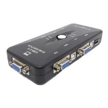 Imagem de Chaveador Switch Kvm Vga 4 Pc Em 1