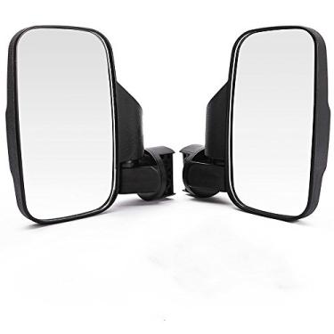 Imagem de Conjunto de 2 espelhos retrovisores UTV da OKSTNO para montagem de 1,5-2 polegadas Polaris RZR 900S XP 1000 Can Am Maverick X3 Gator Mirrors