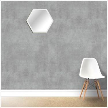 Imagem de Espelhos Hexagonal Com Moldura 60 X 52 Cm Branco