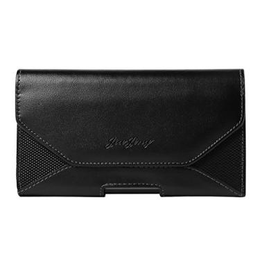 Imagem de Coldre de celular com alça de capa magnética clipe de cinto bolsa para iPhone 13 Pro Max/Samsung Galaxy S20 FE/S21 Plus 5G/A32/A31/A21/A52/BLU G90 Pro/G91/J6 2020/Nokia 3.4/Nokia 5.4 Holder