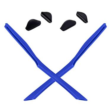 Imagem de Mryok Substituição de ponteiras para óculos de sol Oakley Chainlink OO9247 - Azul