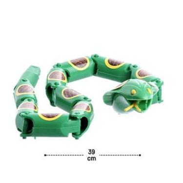 Imagem de Brinquedo Cobra De Plástico 39cm Maluca  - 52404 - Ark Brinquedos