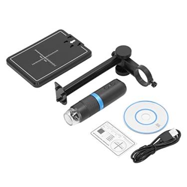 Imagem de Microscópio Eletrônico 50X 1000X para Estudantes Microscópio Eletrônico Microscópio Eletrônico WiFi Microscópio Digital Com Luz LED Ajustável para Estudantes