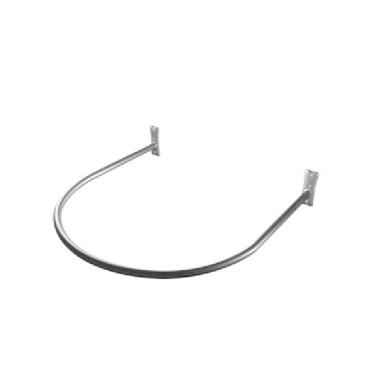 Imagem de Provador Trocador de Roupas para Loja em Arco de Parede 90x90cm Preto