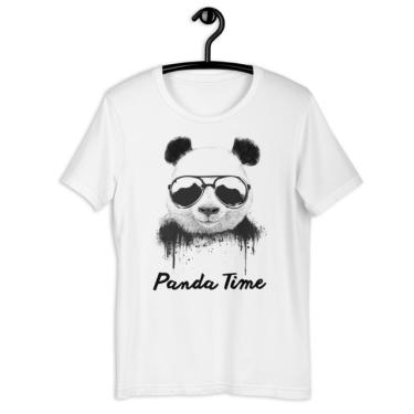 Imagem de Camiseta Camisa Tshirt Plus Size Unissex - Urso Panda Animal Print