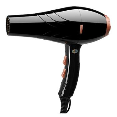 Imagem de Secador de cabelo de salão de 1800 W Secador de cabelo profissional Secadores de cabelo iônicos com bicos difusores Conjunto de secador rápido com 2 velocidades 3 configurações de calor Temperatura