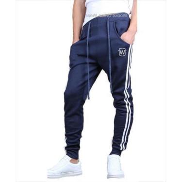 Imagem de KIT 02 CALÇAS DE MOLETOM WOOKS MASCULINA SARUEL SKINNY SPORT LUXO-CINZACLARO-GG-Masculino