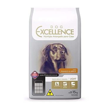 Imagem de Selecta Ração Dog Excellence Para Cães Adultos Light Frango E Arroz 15Kg Para Todas Médio Adulto
